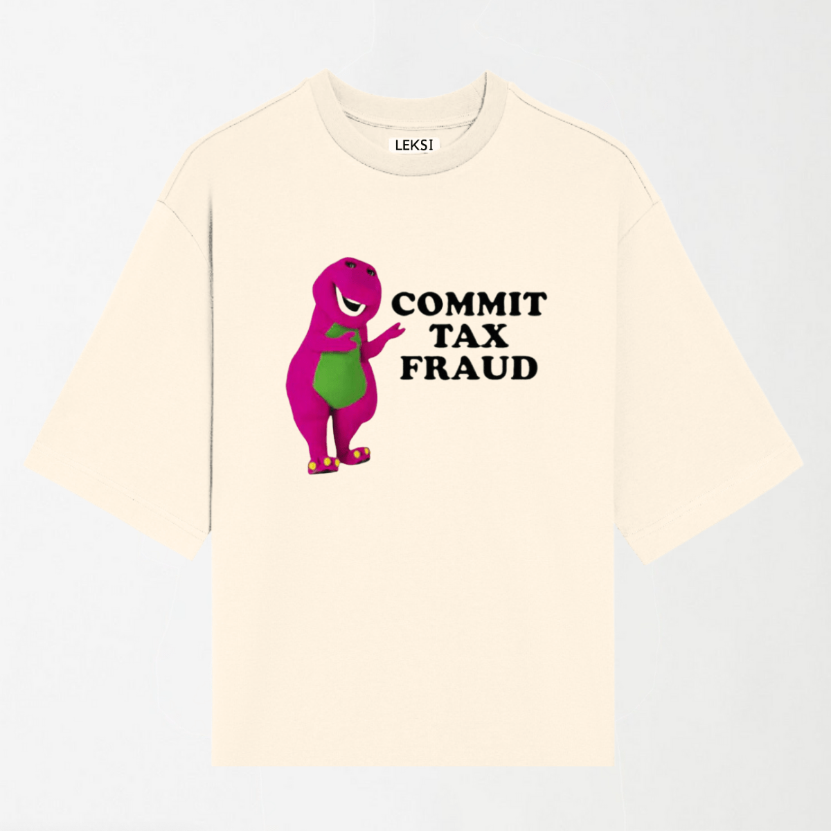 Commit Tax Fraud - Round Neck Unisex T Shirt S - Premium Unisex Graphic T-Shirt | LEKSI Pakistan