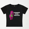 Commit Tax Fraud Y2K Baby Tee XXS - Premium Unisex | LEKSI Pakistan