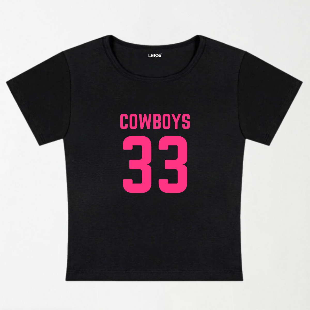Cowboys 33 Y2K Baby Tee XXS - Premium Unisex | LEKSI Pakistan
