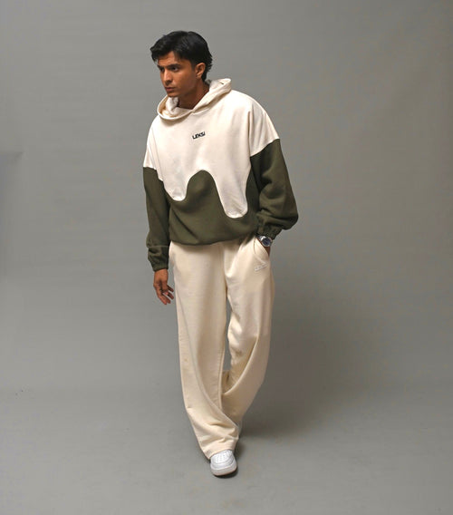 Creamy White Unisex Straight Leg Pants XS - Premium Unisex Straight-Leg Pants | LEKSI Pakistan