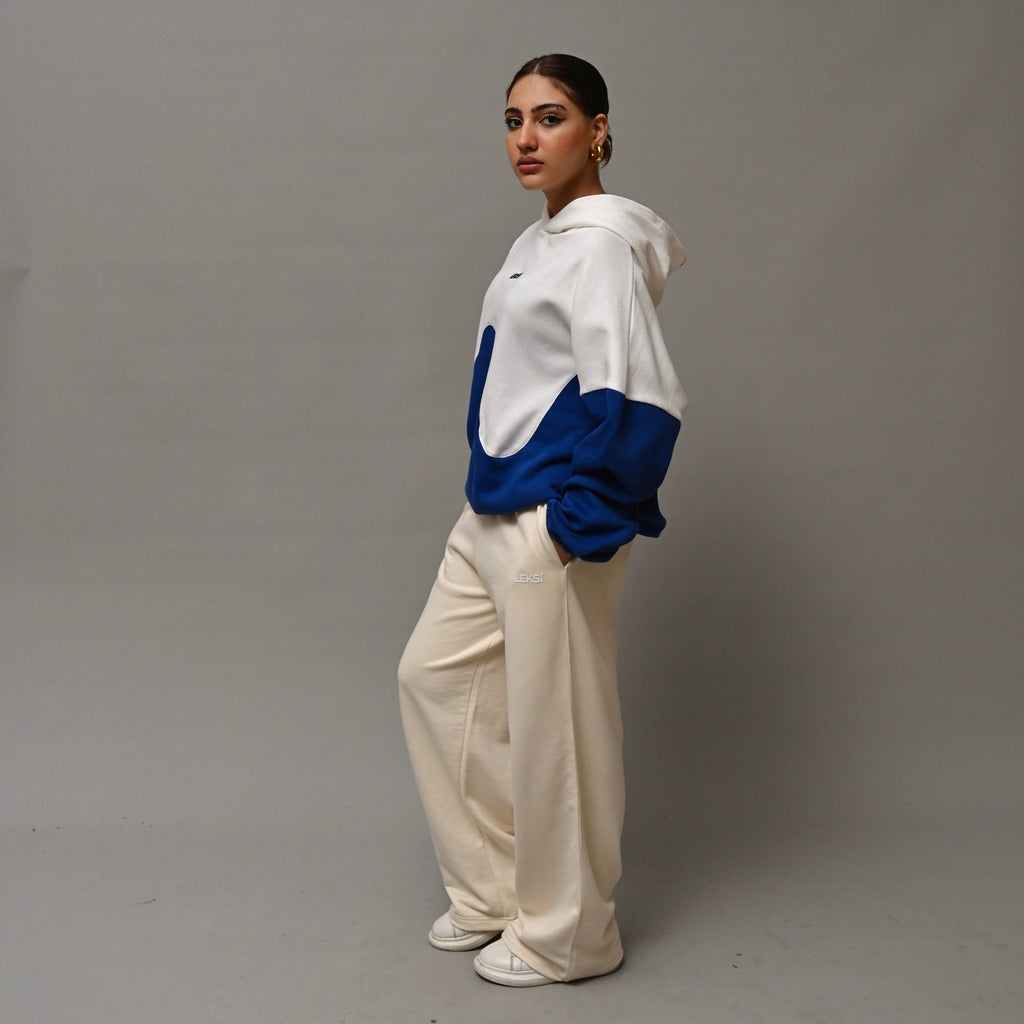 Creamy White Unisex Straight Leg Pants XS - Premium Unisex Straight - Leg Pants | LEKSI Pakistan