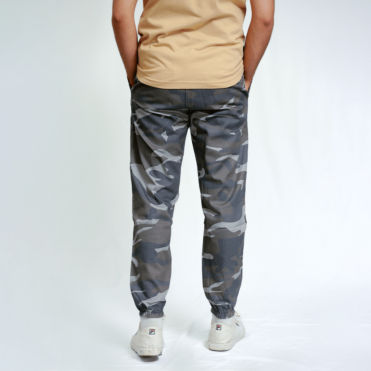 Dark Brown Camo Cargo Pants XS - Premium Unisex | LEKSI Pakistan