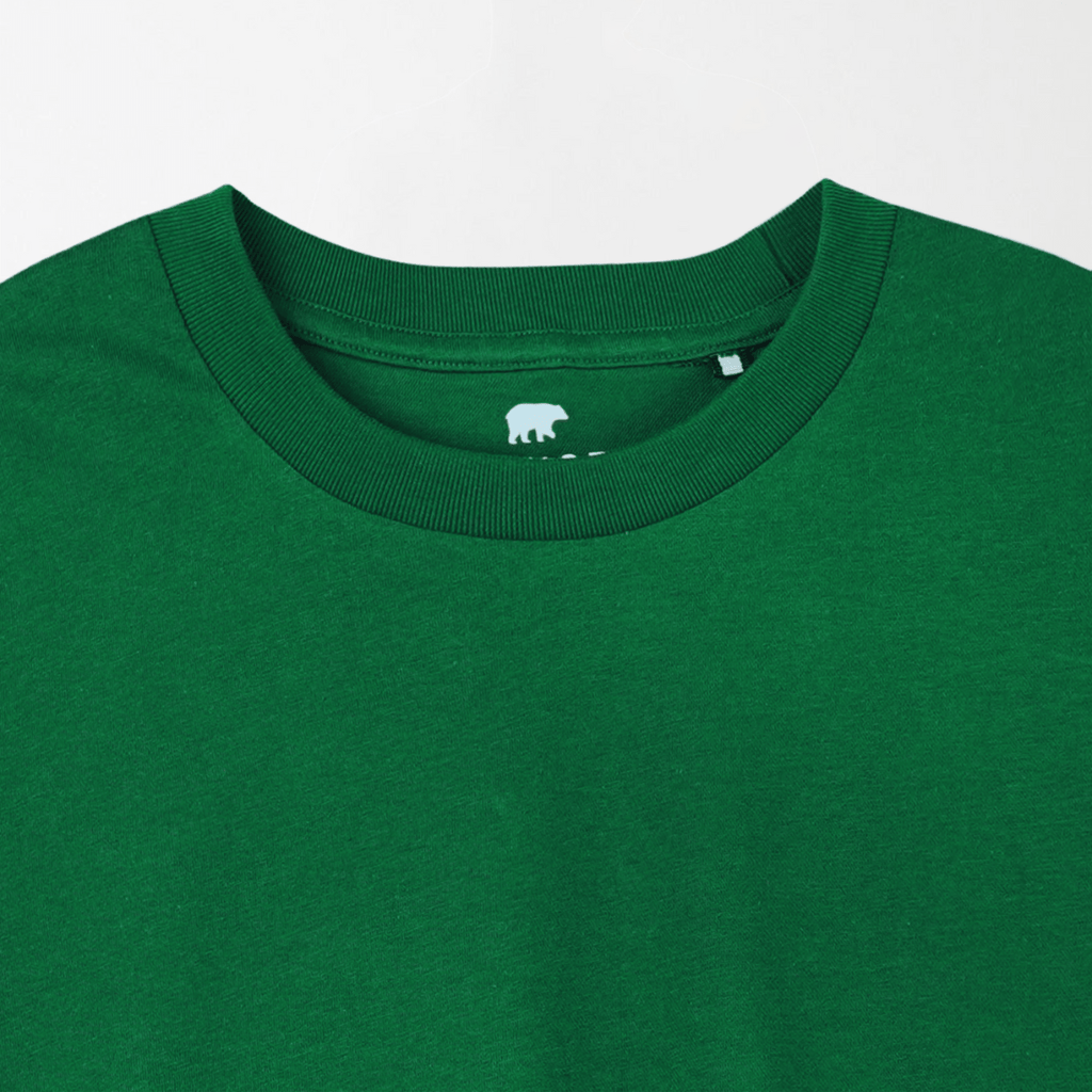 Dark Green - Plain Round Neck Unisex Plain T-Shirt XXS - Premium Unisex | LEKSI Pakistan