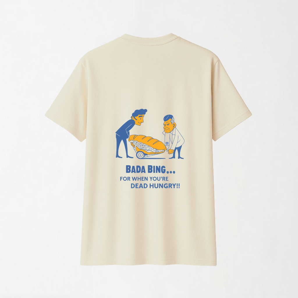 Dead Hungry - Round Neck Unisex T Shirt S - Premium Unisex Graphic T-Shirt | LEKSI Pakistan