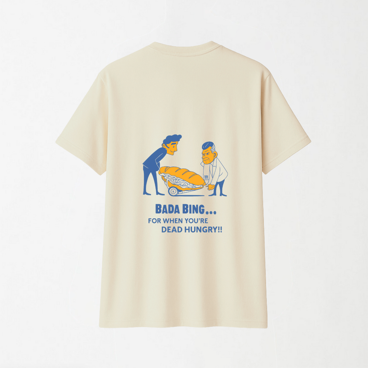 Dead Hungry - Round Neck Unisex T Shirt S - Premium Unisex Graphic T-Shirt | LEKSI Pakistan