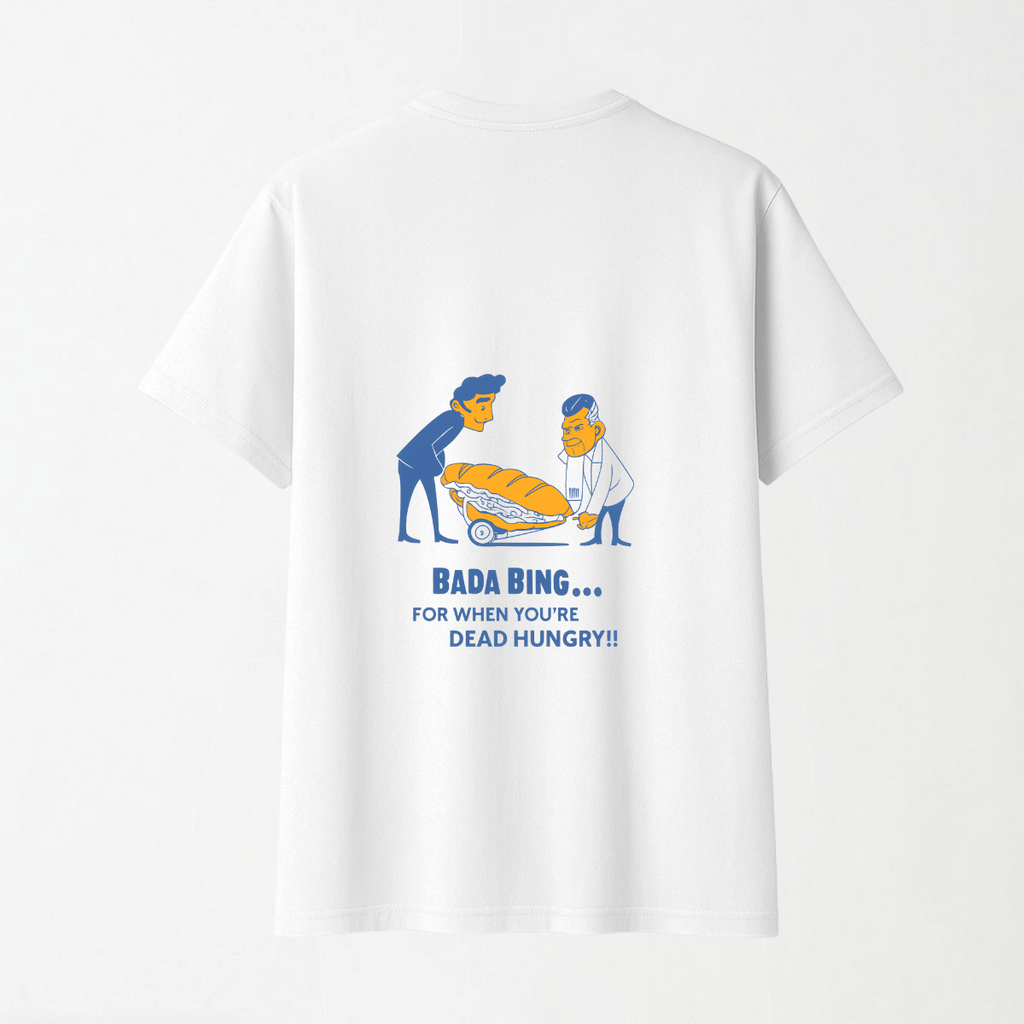 Dead Hungry - Round Neck Unisex T Shirt S - Premium Unisex Graphic T-Shirt | LEKSI Pakistan