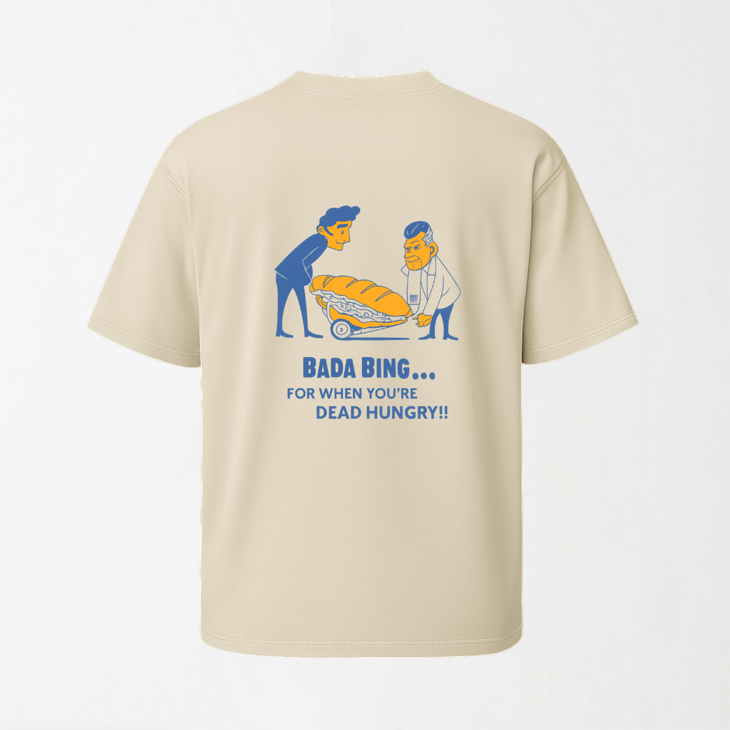 Dead Hungry - Round Neck Unisex T Shirt S - Premium Unisex Graphic T-Shirt | LEKSI Pakistan