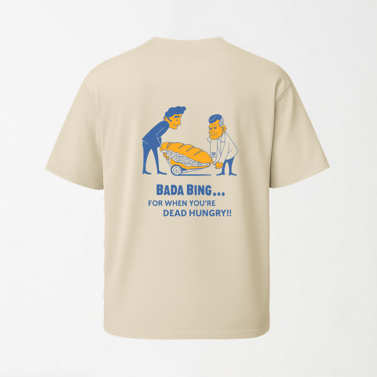 Dead Hungry - Round Neck Unisex T Shirt S - Premium Unisex Graphic T-Shirt | LEKSI Pakistan