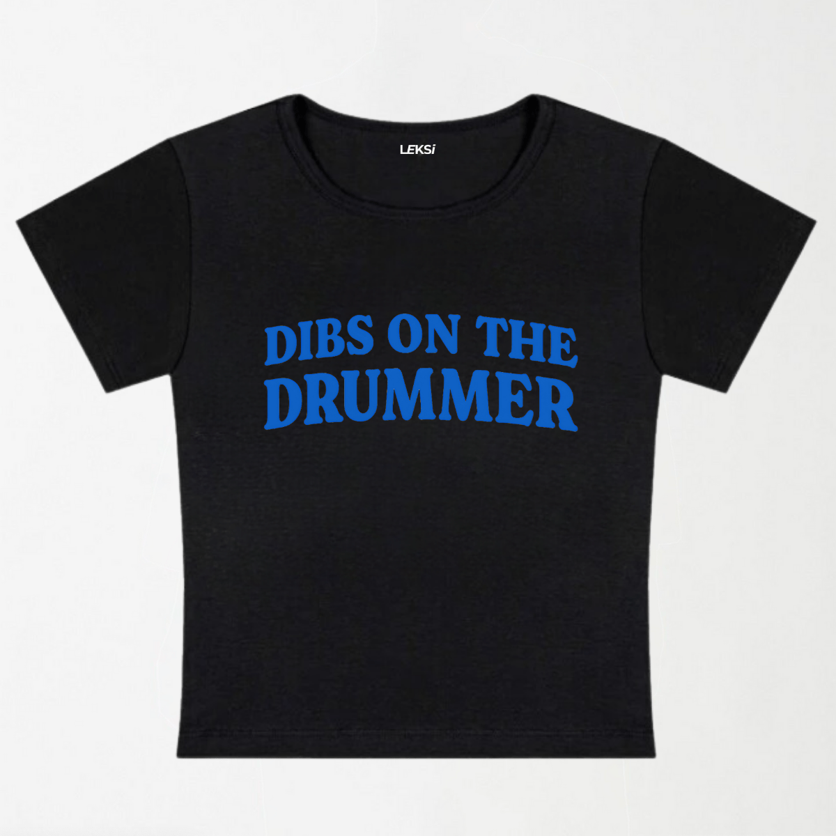 Dibs On The Drummer Y2K Baby Tee XXS - Premium Unisex | LEKSI Pakistan