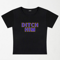 Ditch Him Pride Y2K Baby Tee XXS - Premium Unisex | LEKSI Pakistan