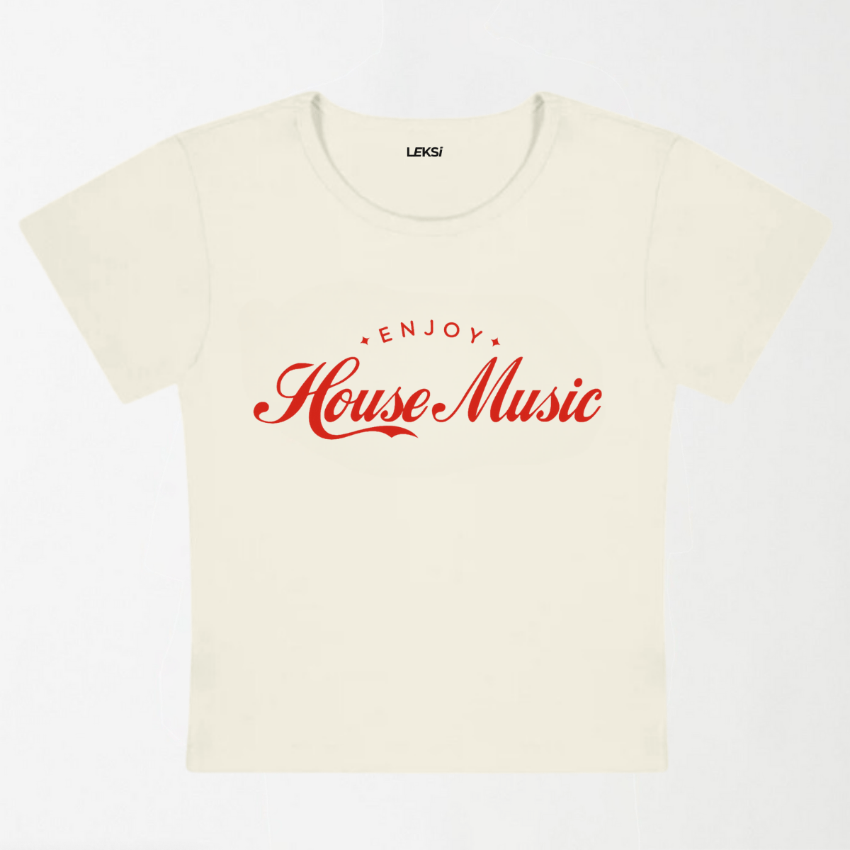 Enjoy House Music Y2K Baby Tee XXS - Premium Unisex | LEKSI Pakistan