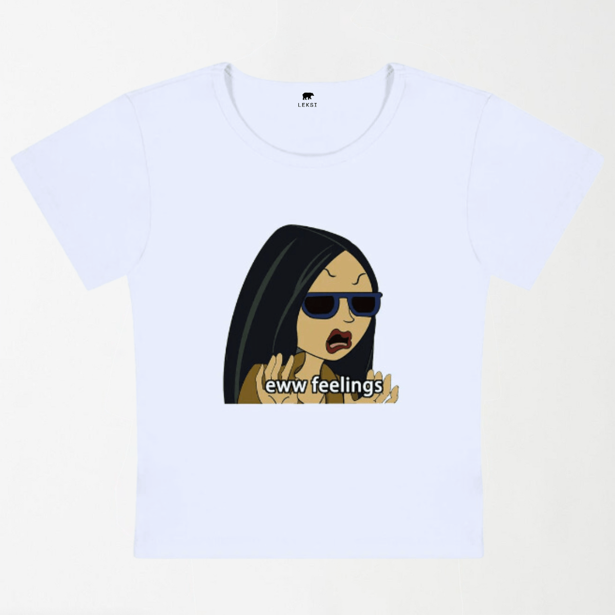 Eww Feelings Y2K Baby Tee XXS - Premium Unisex | LEKSI Pakistan