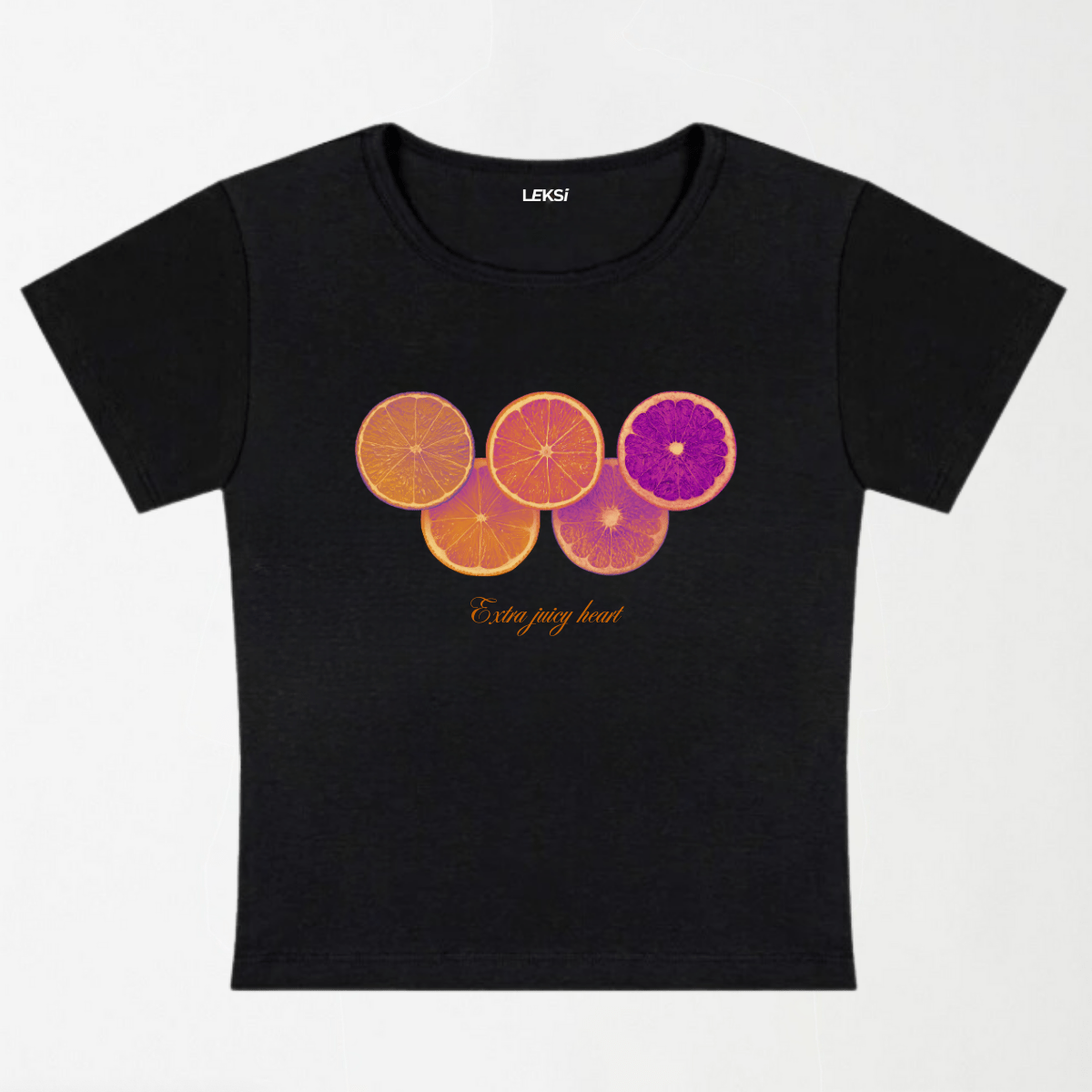 Extra Juicy Heart Y2K Baby Tee XXS - Premium Unisex | LEKSI Pakistan