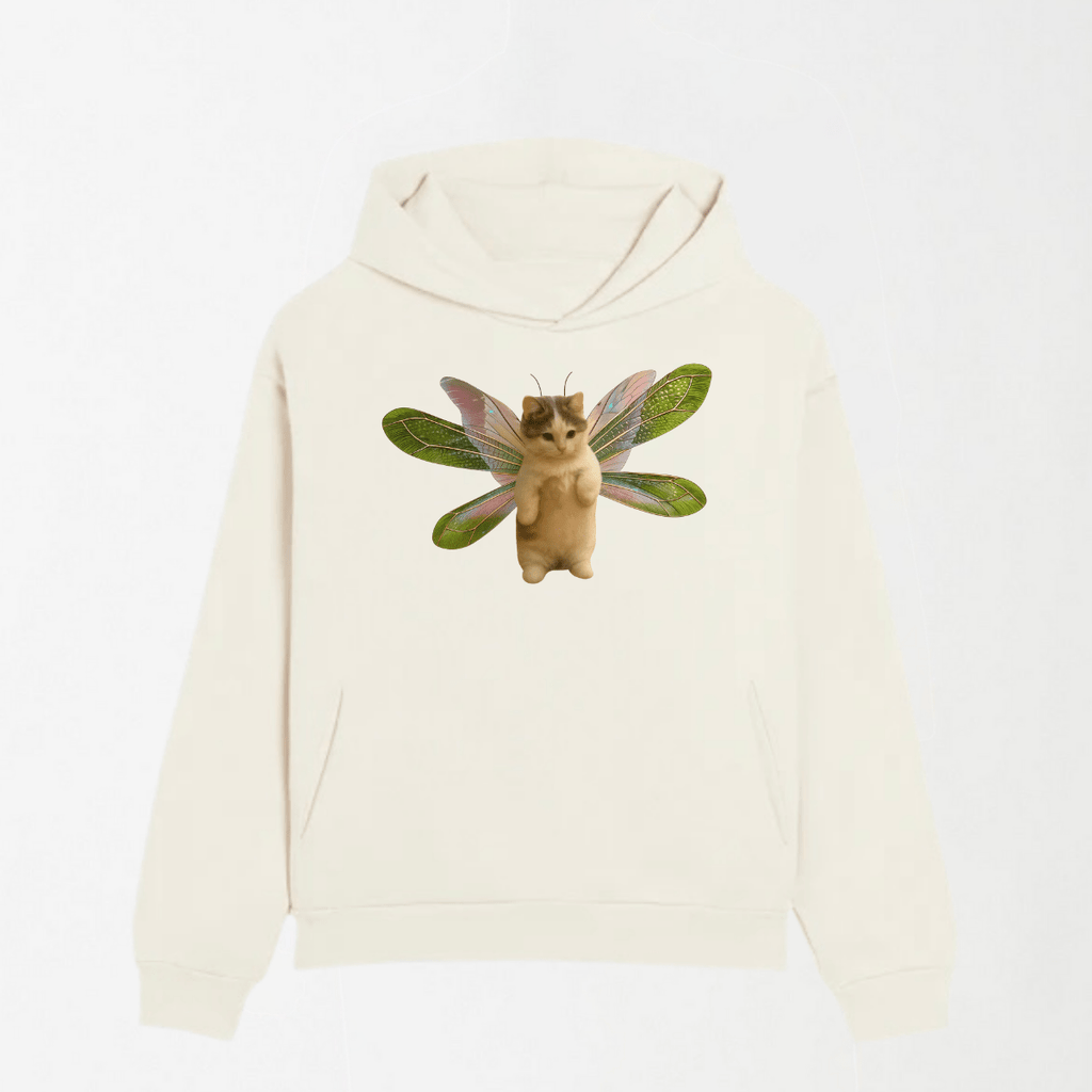 Fairycat Wings - Graphic Hoodie S - Premium Unisex | LEKSI Pakistan