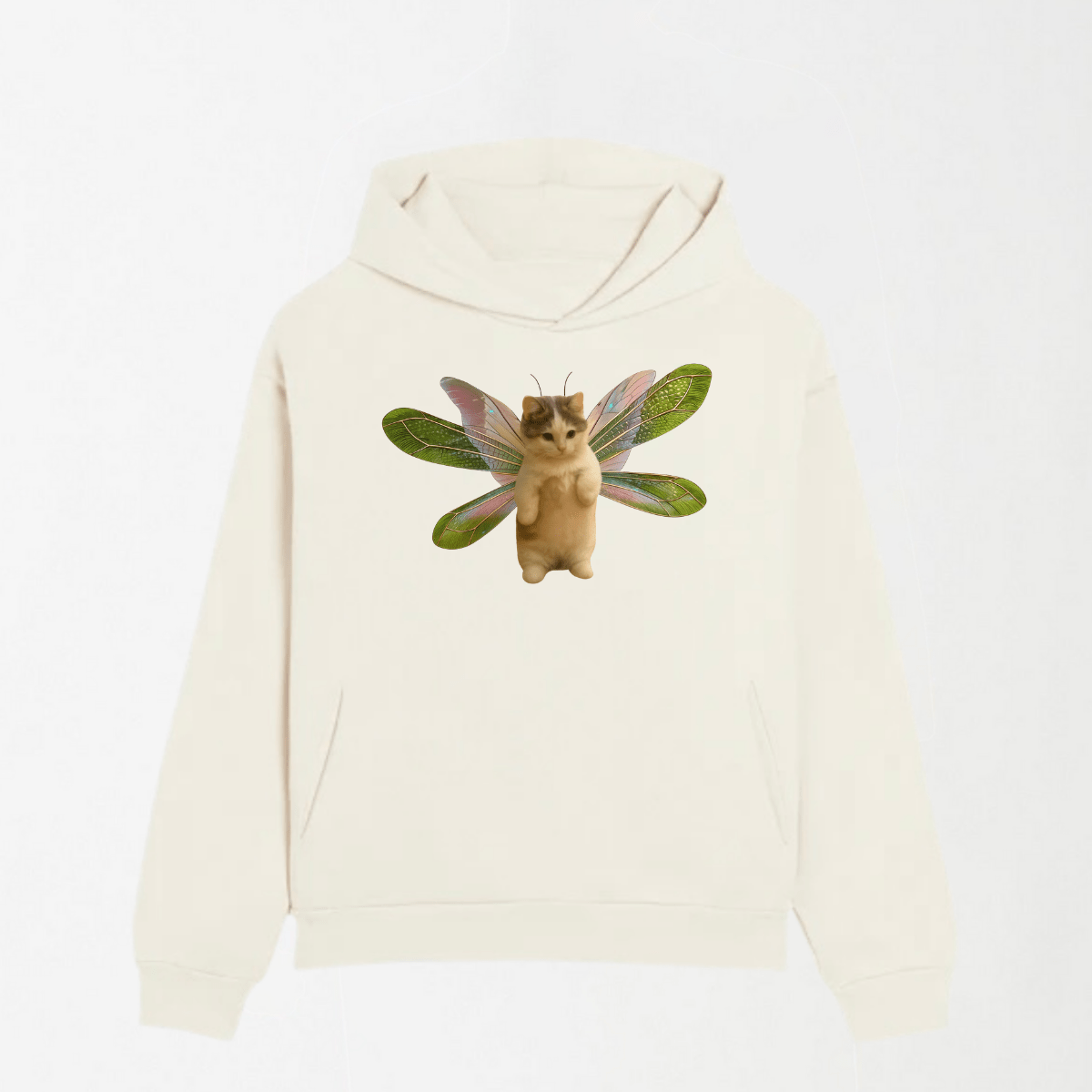 Fairycat Wings - Graphic Hoodie S - Premium Unisex | LEKSI Pakistan