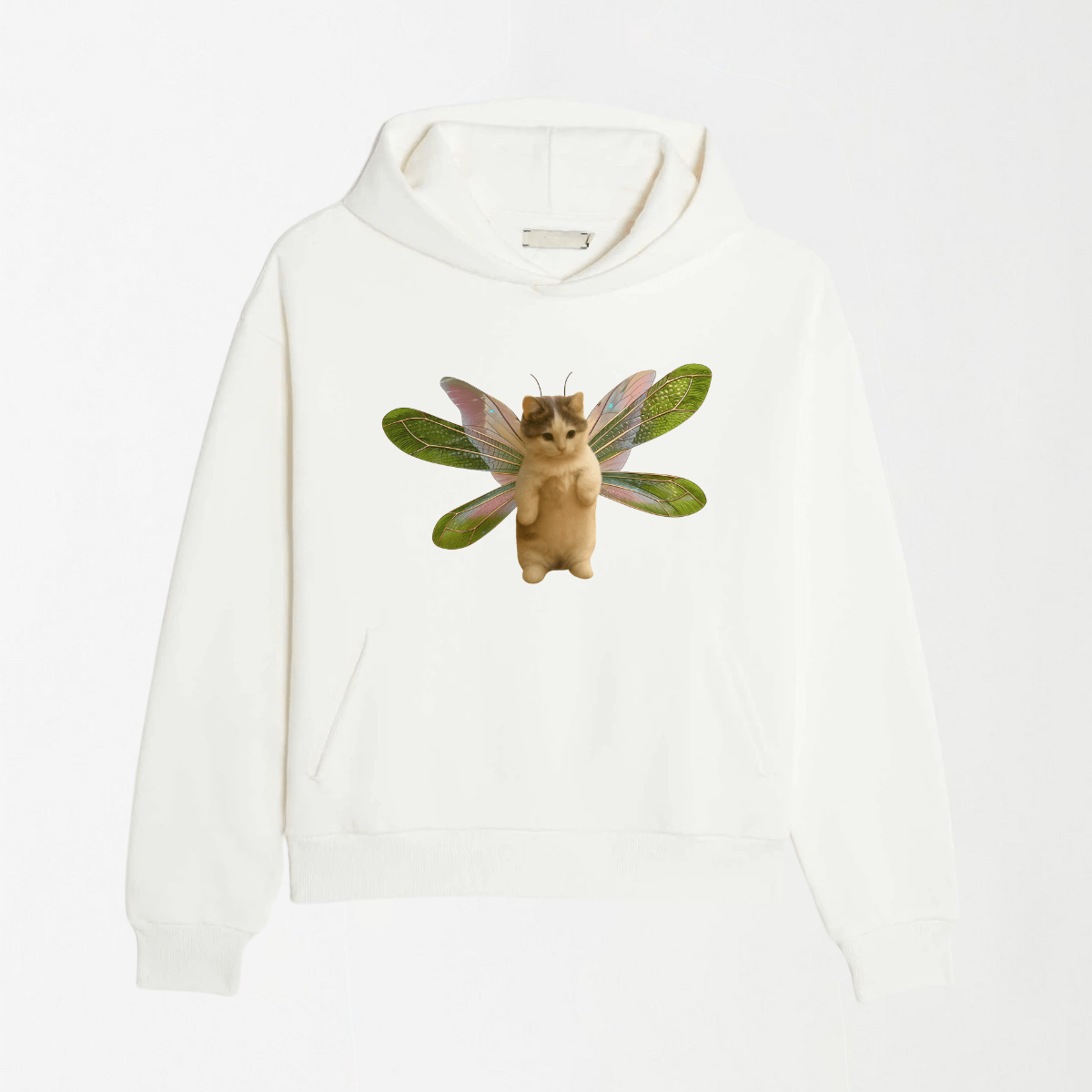 Fairycat Wings - Graphic Hoodie S - Premium Unisex | LEKSI Pakistan