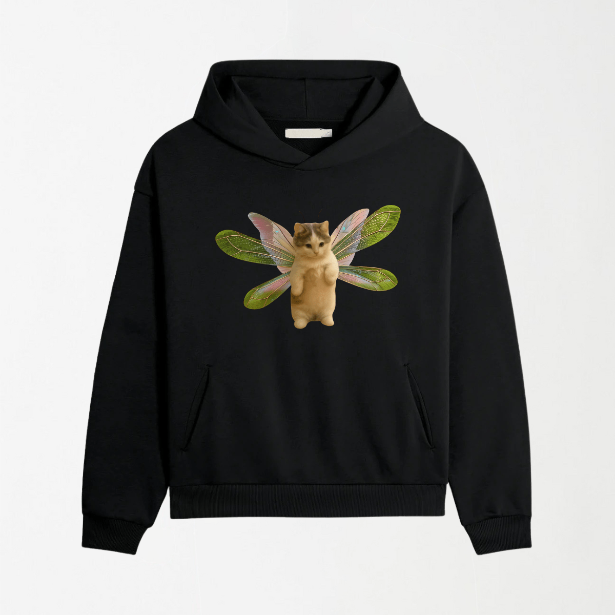 Fairycat Wings - Graphic Hoodie S - Premium Unisex | LEKSI Pakistan