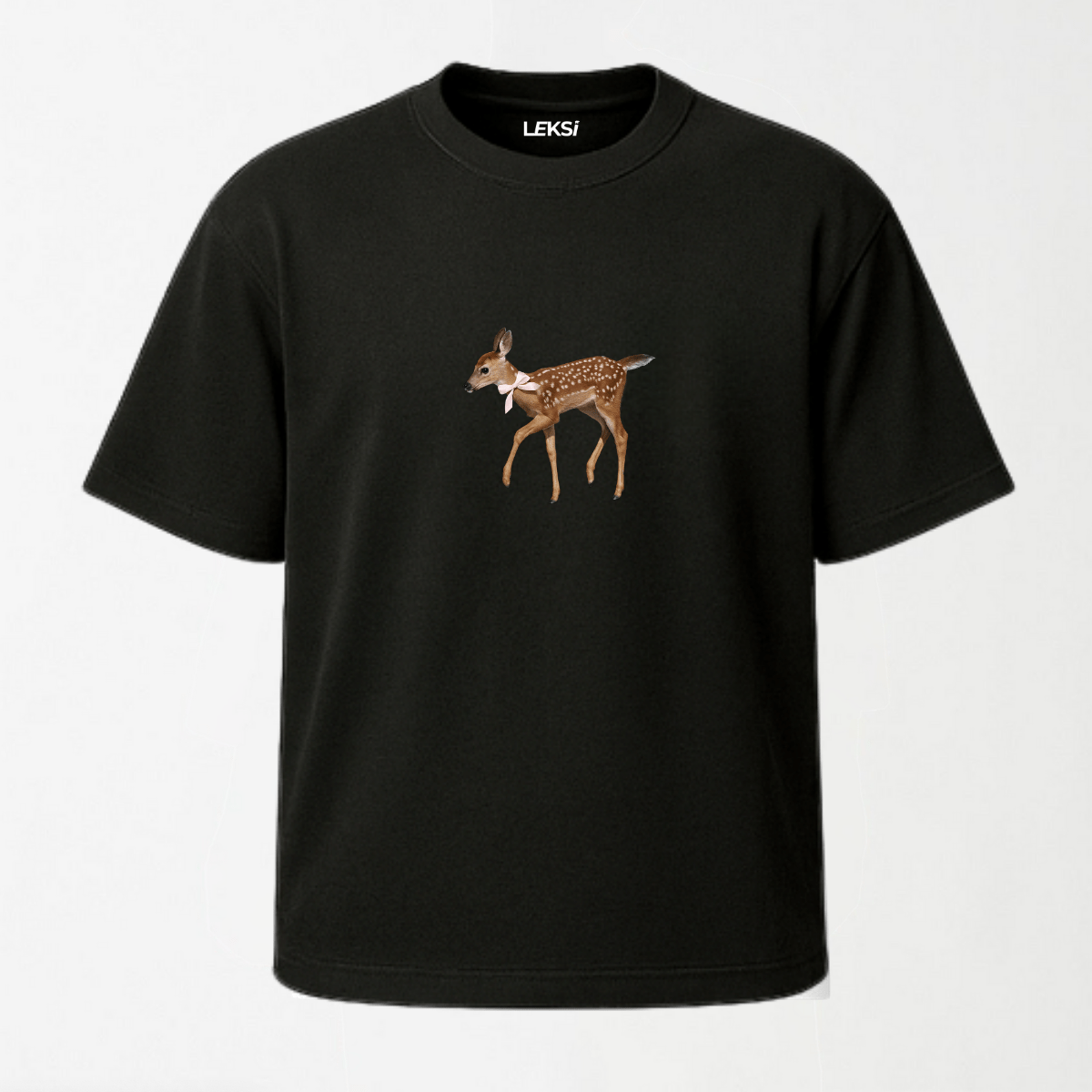 Fawn - Round Neck Unisex T Shirt S - Premium Unisex Graphic T-Shirt | LEKSI Pakistan