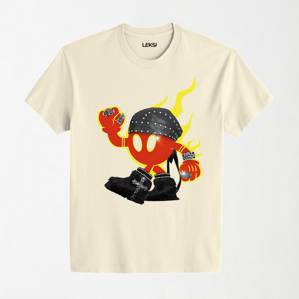 Fireman Ip Rock - Round Neck Unisex T Shirt S - Premium Unisex Graphic T-Shirt | LEKSI Pakistan