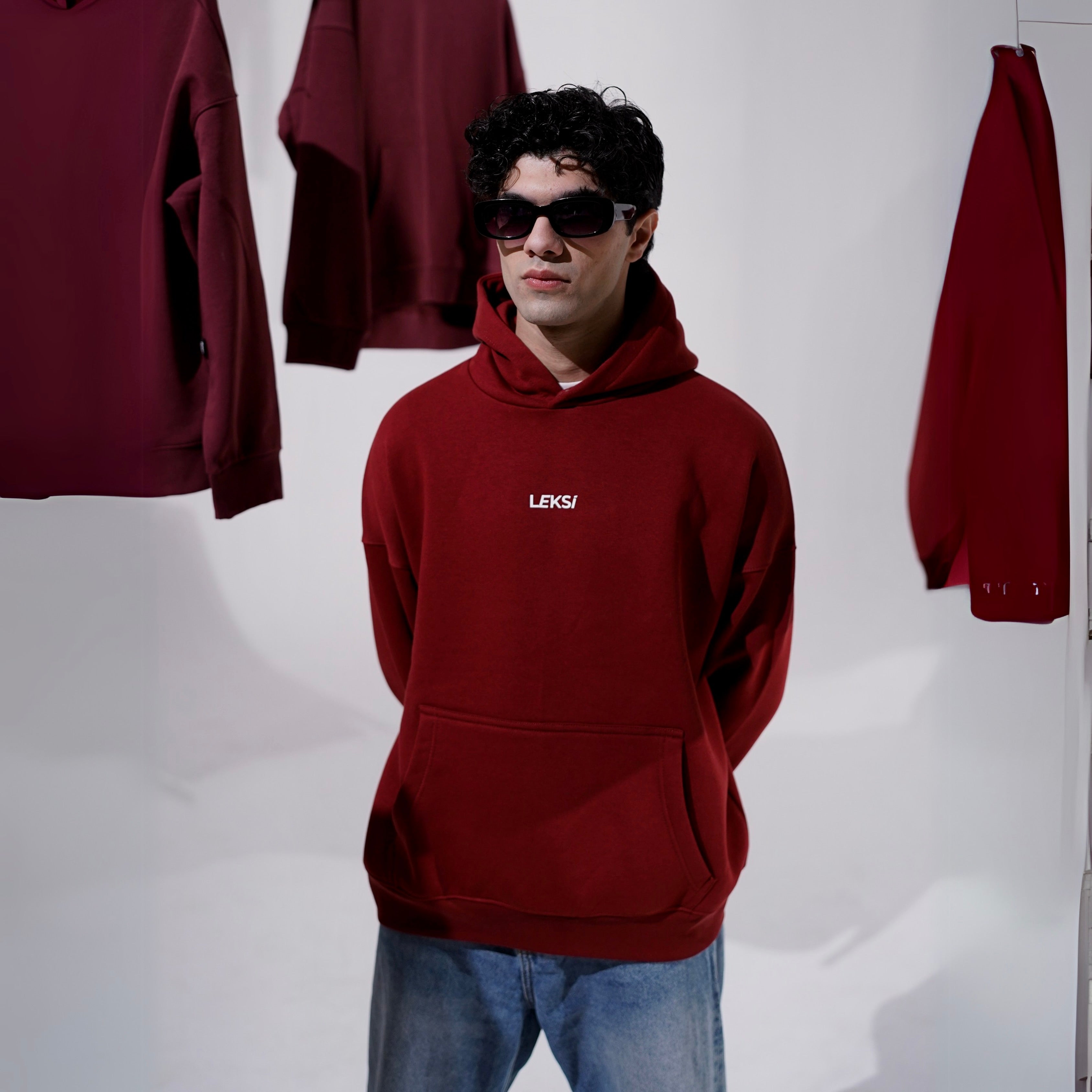 Firewood Red Cloud Hoodie S - Premium Unisex Raglan Hoodie | LEKSI Pakistan