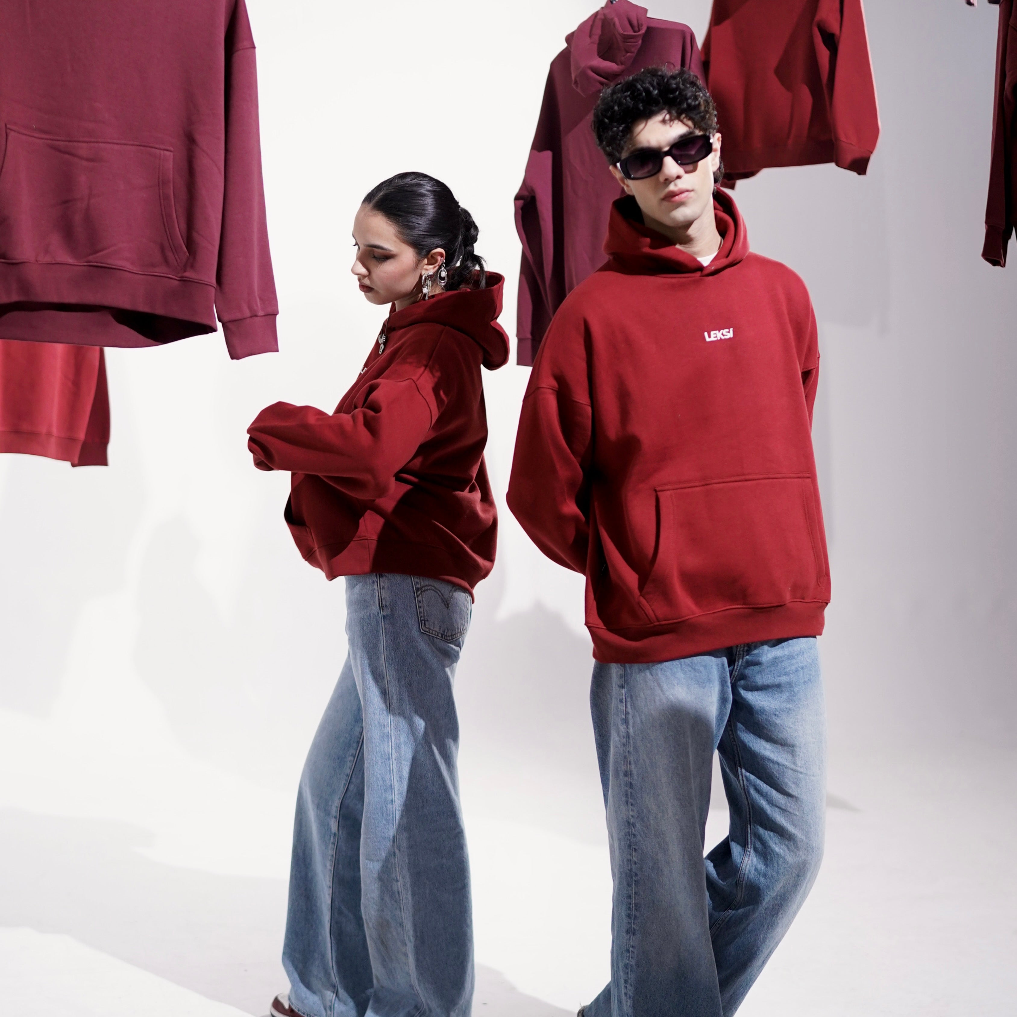 Firewood Red Cloud Hoodie S - Premium Unisex Raglan Hoodie | LEKSI Pakistan