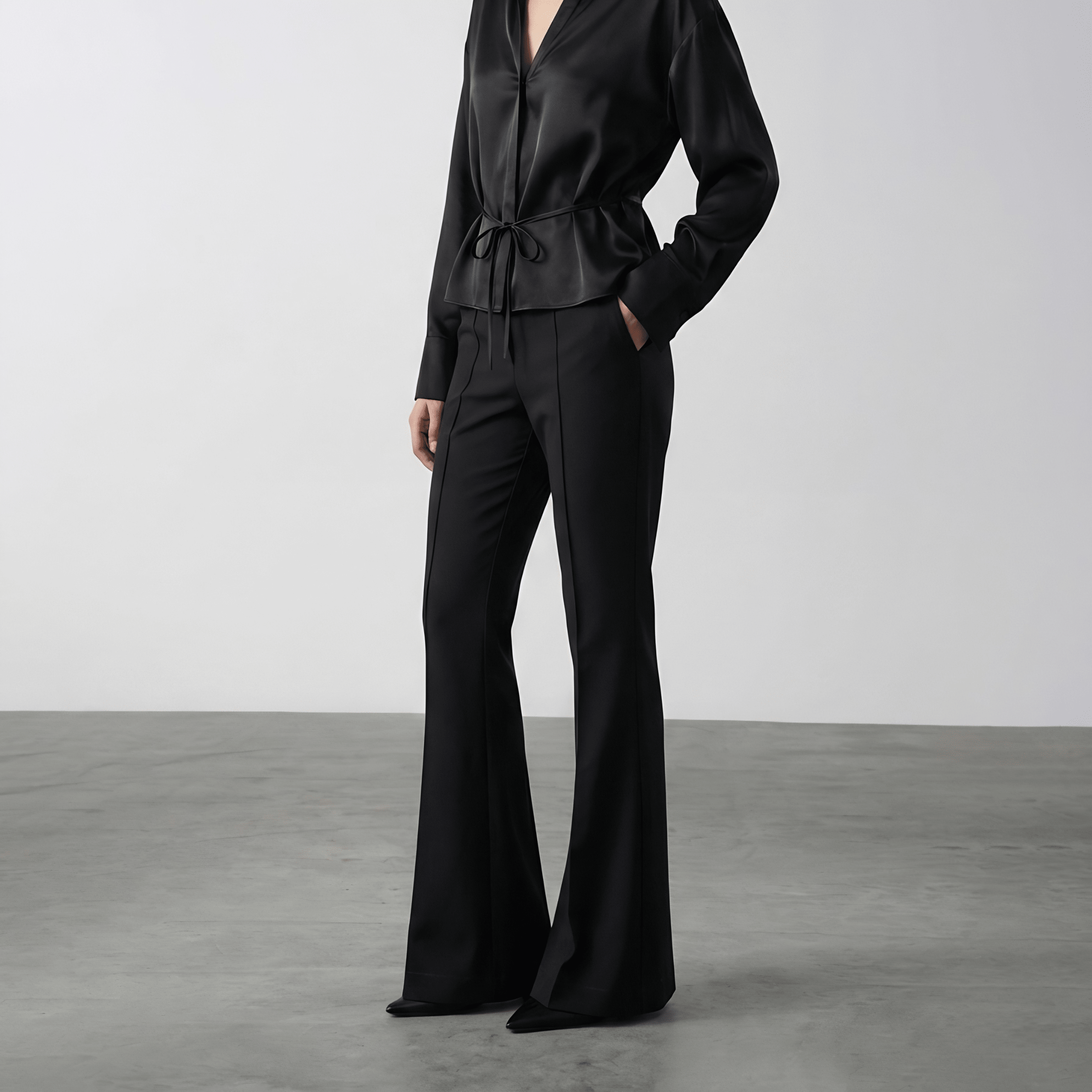 Flared Pants XS - Premium Unisex Baggy Pleated Pants | LEKSI Pakistan