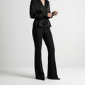 Flared Pants XS - Premium Unisex Baggy Pleated Pants | LEKSI Pakistan