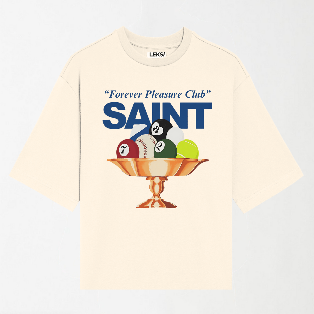 Forever Pleasure Club - Round Neck Unisex T Shirt S - Premium Unisex Graphic T-Shirt | LEKSI Pakistan