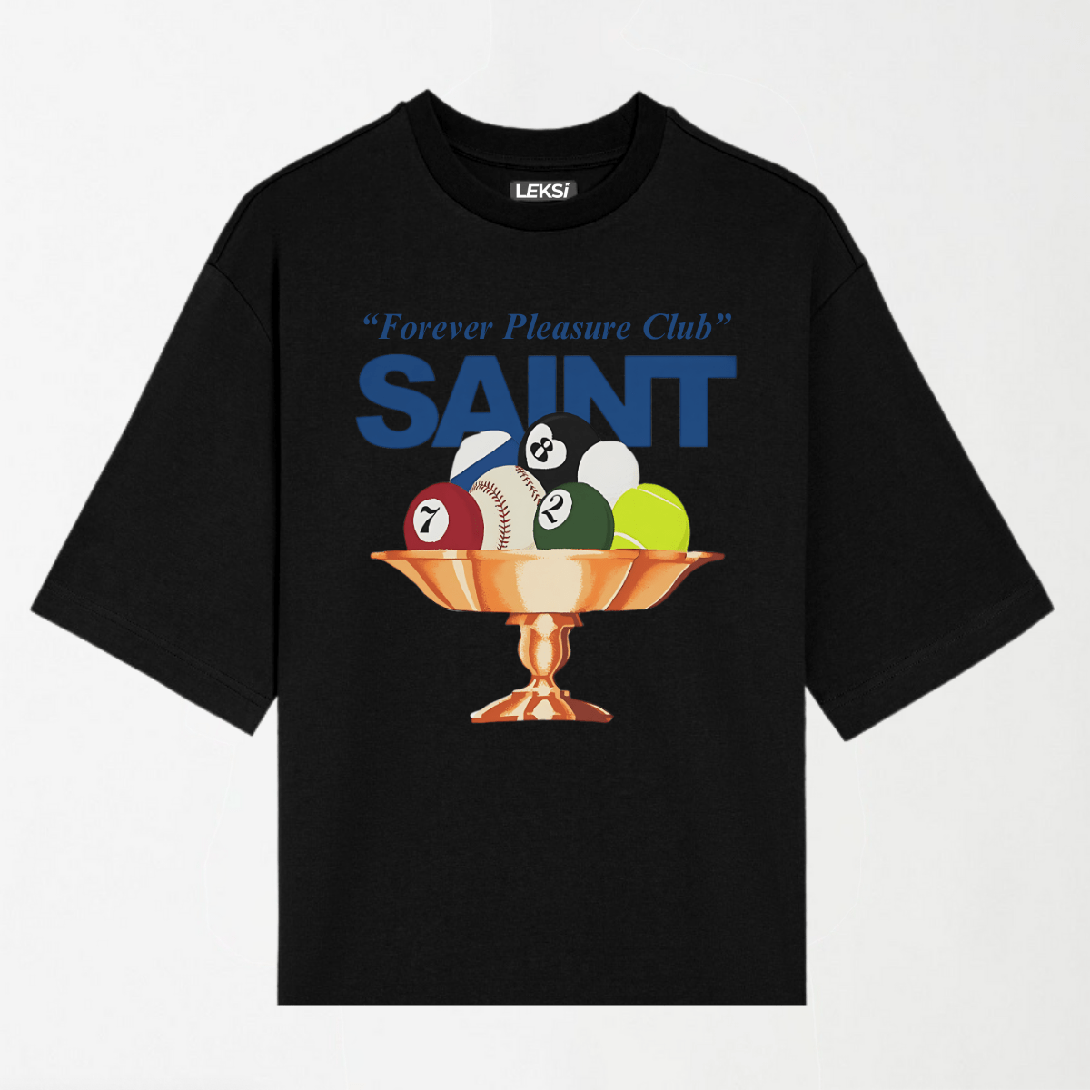 Forever Pleasure Club - Round Neck Unisex T Shirt S - Premium Unisex Graphic T-Shirt | LEKSI Pakistan