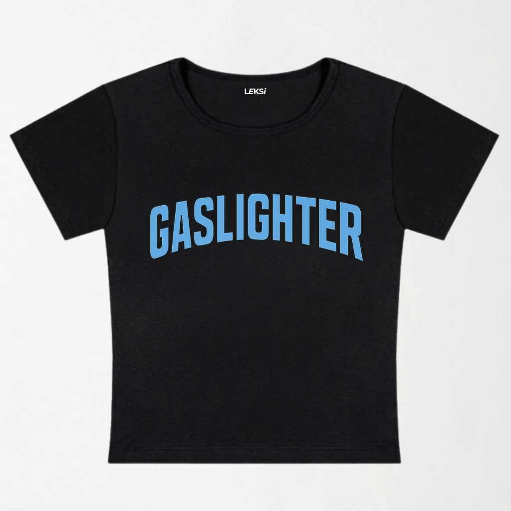 Gaslighter Y2K Baby Tee XXS - Premium Unisex | LEKSI Pakistan