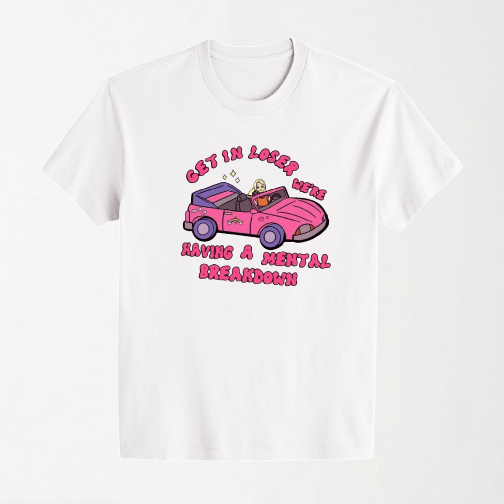 Get In The Car - Round Neck Unisex T Shirt S - Premium Unisex Graphic T-Shirt | LEKSI Pakistan