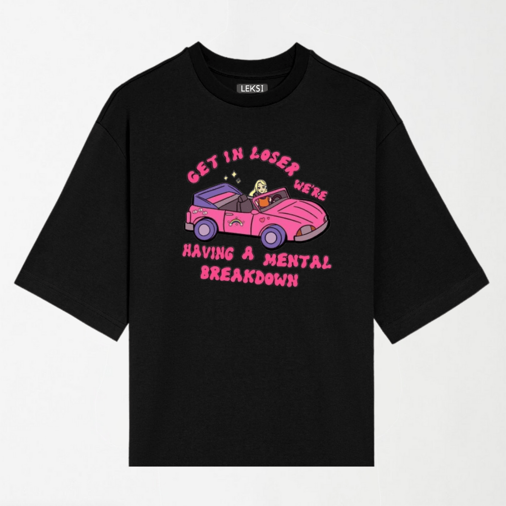 Get In The Car - Round Neck Unisex T Shirt S - Premium Unisex Graphic T-Shirt | LEKSI Pakistan