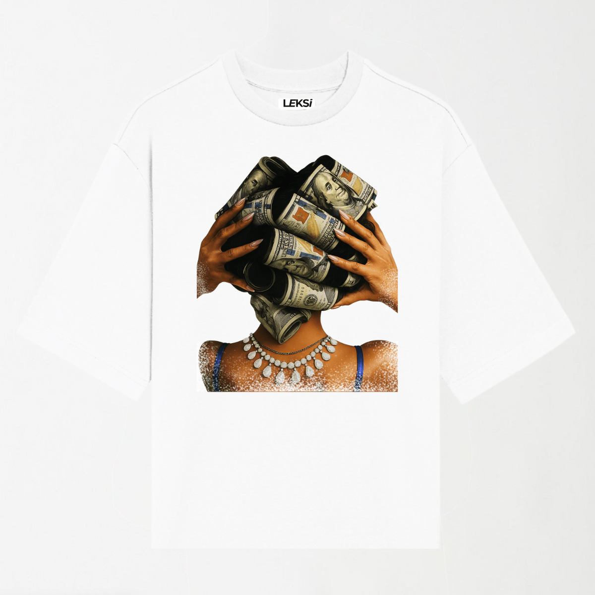 Get Money - Round Neck Unisex T Shirt S - Premium Unisex Graphic T-Shirt | LEKSI Pakistan