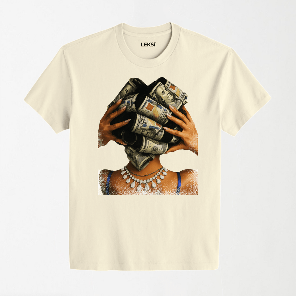 Get Money - Round Neck Unisex T Shirt S - Premium Unisex Graphic T-Shirt | LEKSI Pakistan