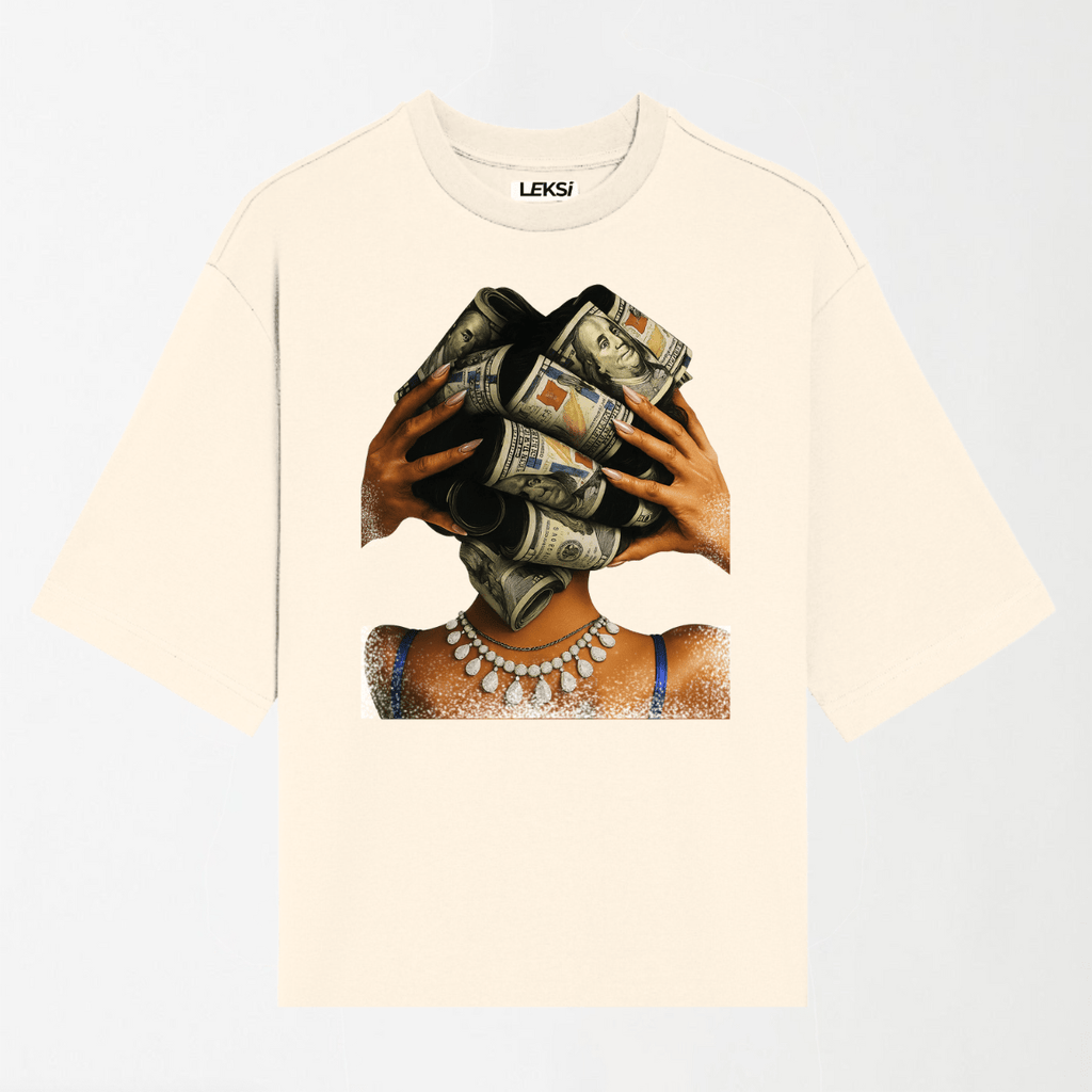 Get Money - Round Neck Unisex T Shirt S - Premium Unisex Graphic T-Shirt | LEKSI Pakistan