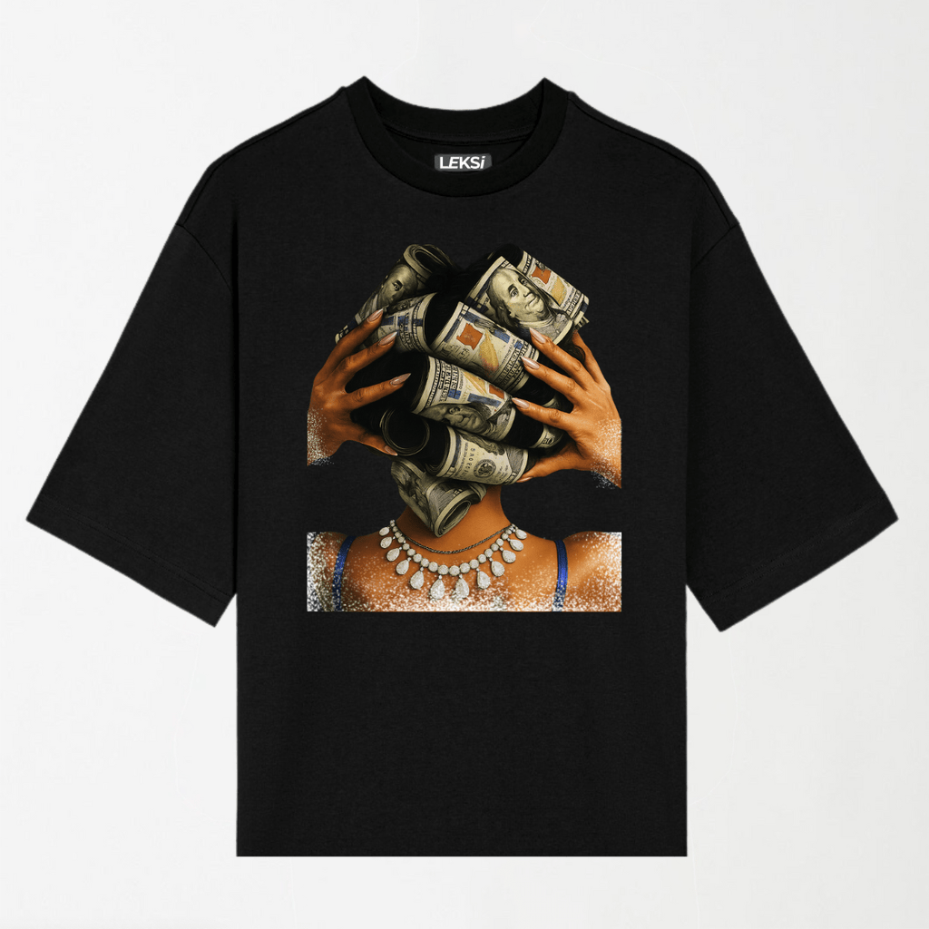 Get Money - Round Neck Unisex T Shirt S - Premium Unisex Graphic T-Shirt | LEKSI Pakistan