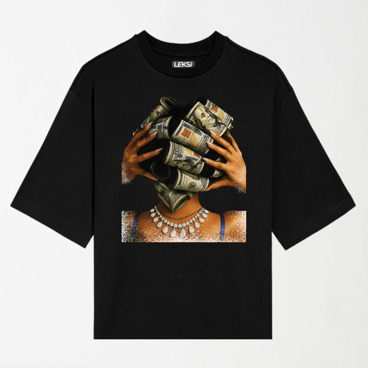 Get Money - Round Neck Unisex T Shirt S - Premium Unisex Graphic T-Shirt | LEKSI Pakistan