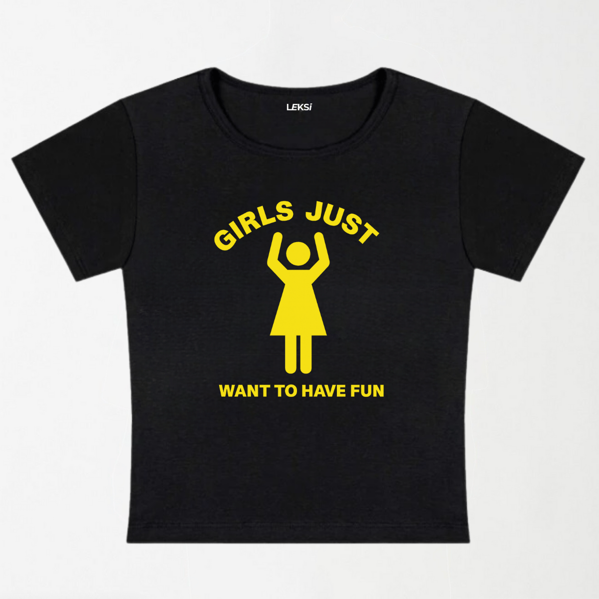 Girls Just Have Fun Y2K Baby Tee XXS - Premium Unisex | LEKSI Pakistan