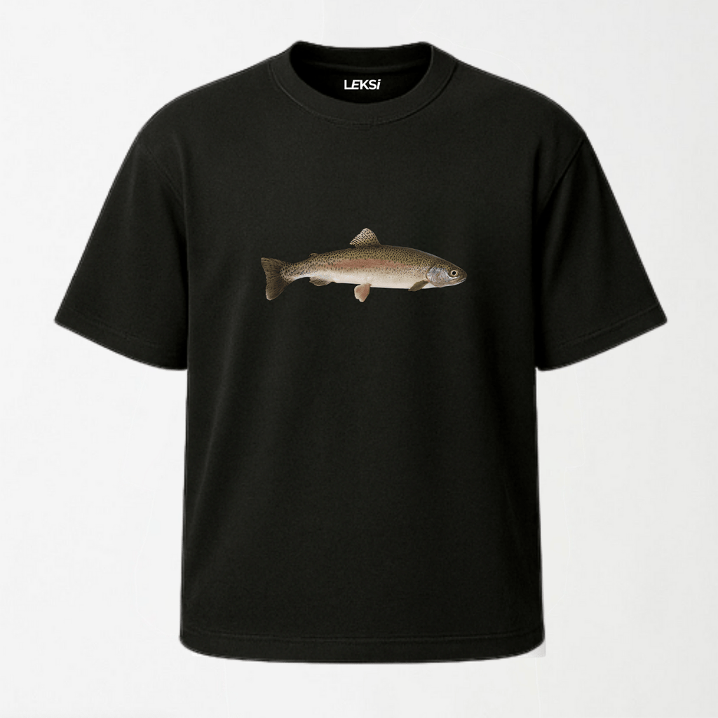 Gone Fishin - Round Neck Unisex T Shirt S - Premium Unisex Graphic T-Shirt | LEKSI Pakistan