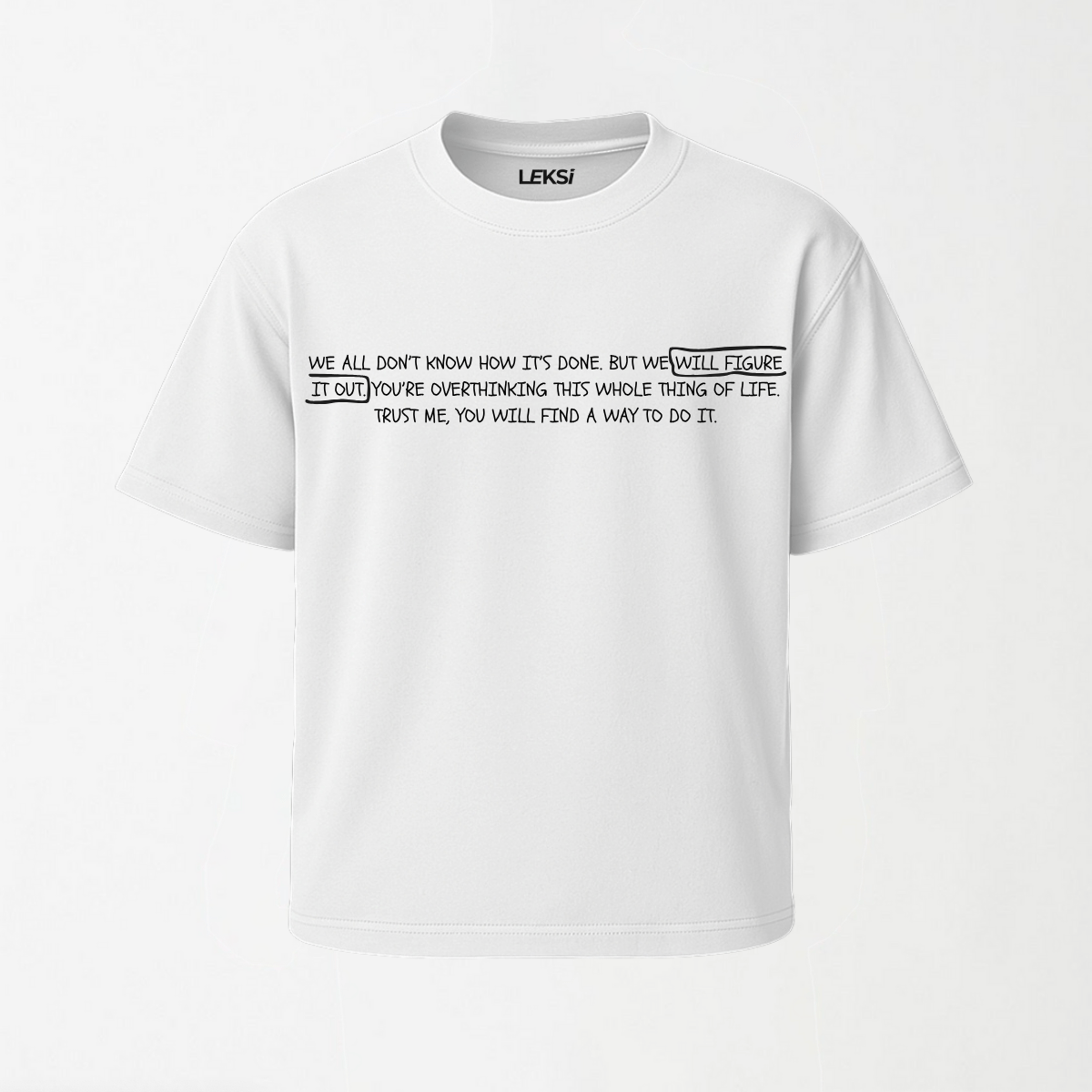 GOOD ENERGY 2.0 - Round Neck Unisex T Shirt S - Premium Unisex Graphic T-Shirt | LEKSI Pakistan