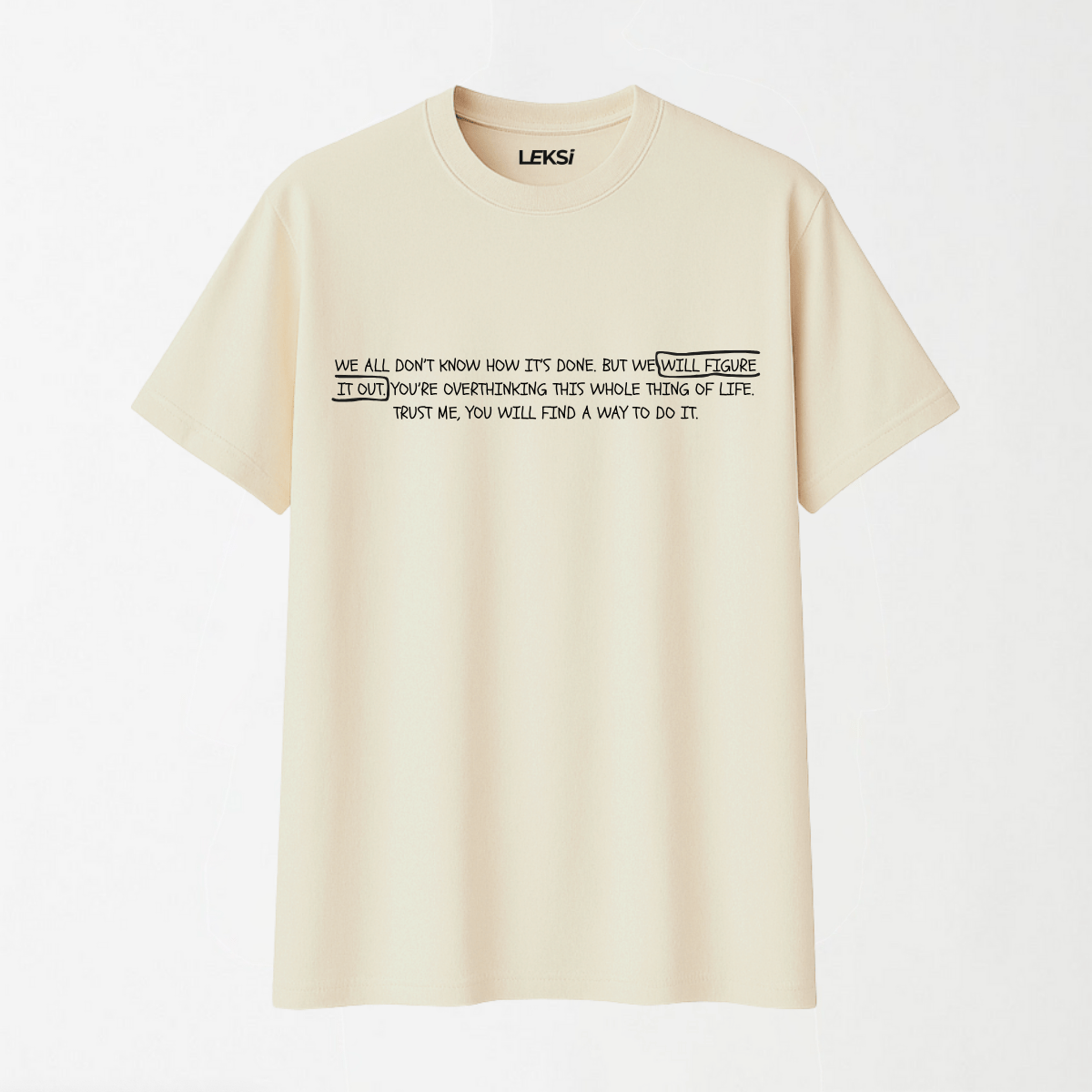 GOOD ENERGY 2.0 - Round Neck Unisex T Shirt S - Premium Unisex Graphic T-Shirt | LEKSI Pakistan