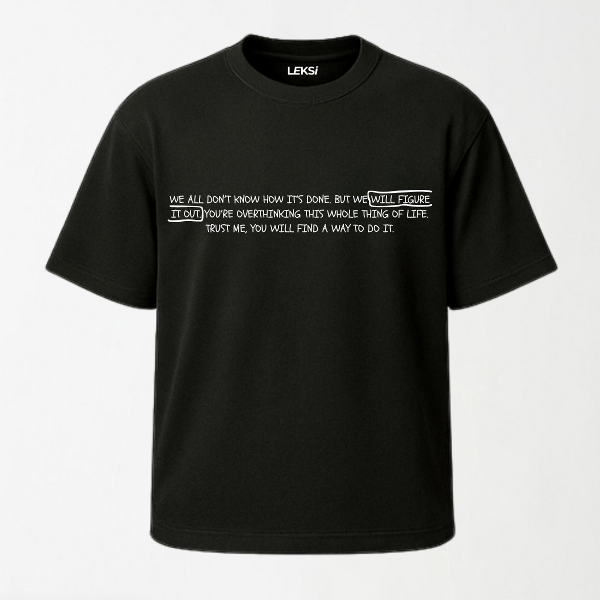 GOOD ENERGY 2.0 - Round Neck Unisex T Shirt S - Premium Unisex Graphic T-Shirt | LEKSI Pakistan