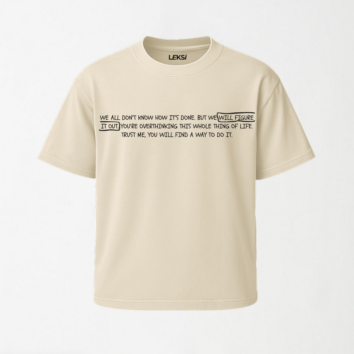 GOOD ENERGY 2.0 - Round Neck Unisex T Shirt S - Premium Unisex Graphic T-Shirt | LEKSI Pakistan