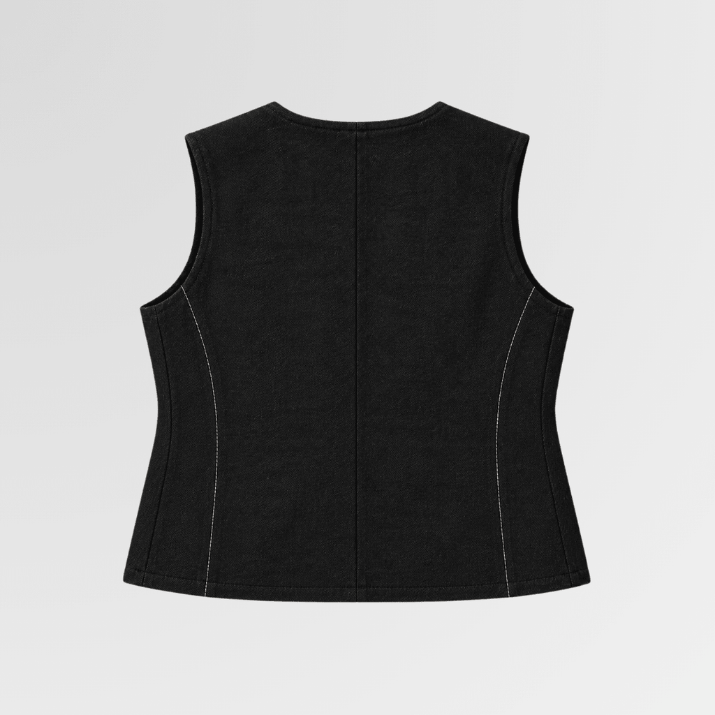 Graphite Waistcoat & Wide-Leg Pants Set XXS - Premium Unisex | LEKSI Pakistan