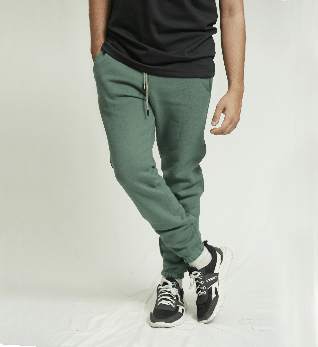 Green Fleece Unisex Sweatpants XS - Premium Unisex Sweatpants | LEKSI Pakistan