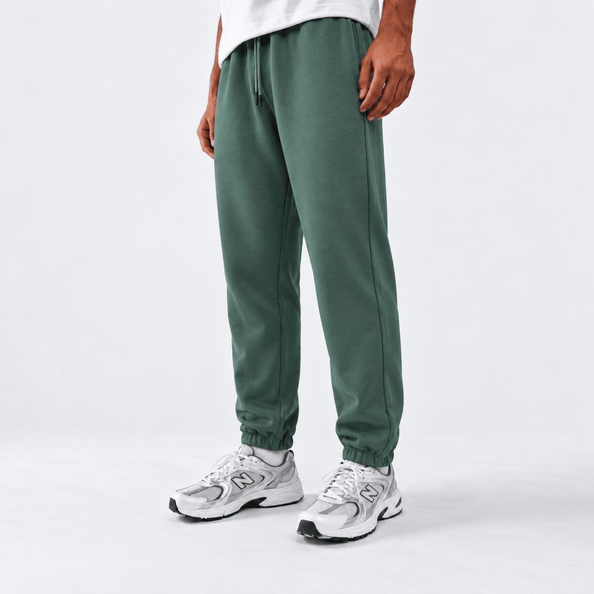 Green Fleece Unisex Sweatpants XS - Premium Unisex Sweatpants | LEKSI Pakistan