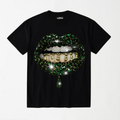 Green Gem Lip Wash - Round Neck Unisex T Shirt S - Premium Unisex Graphic T-Shirt | LEKSI Pakistan