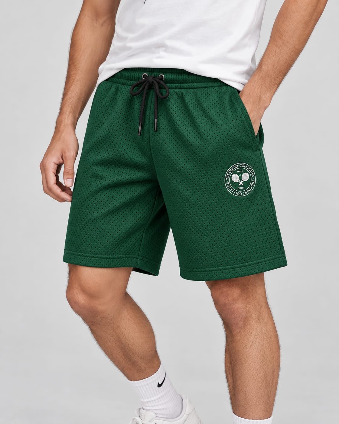 Green Mesh Shorts XS - Premium Unisex | LEKSI Pakistan