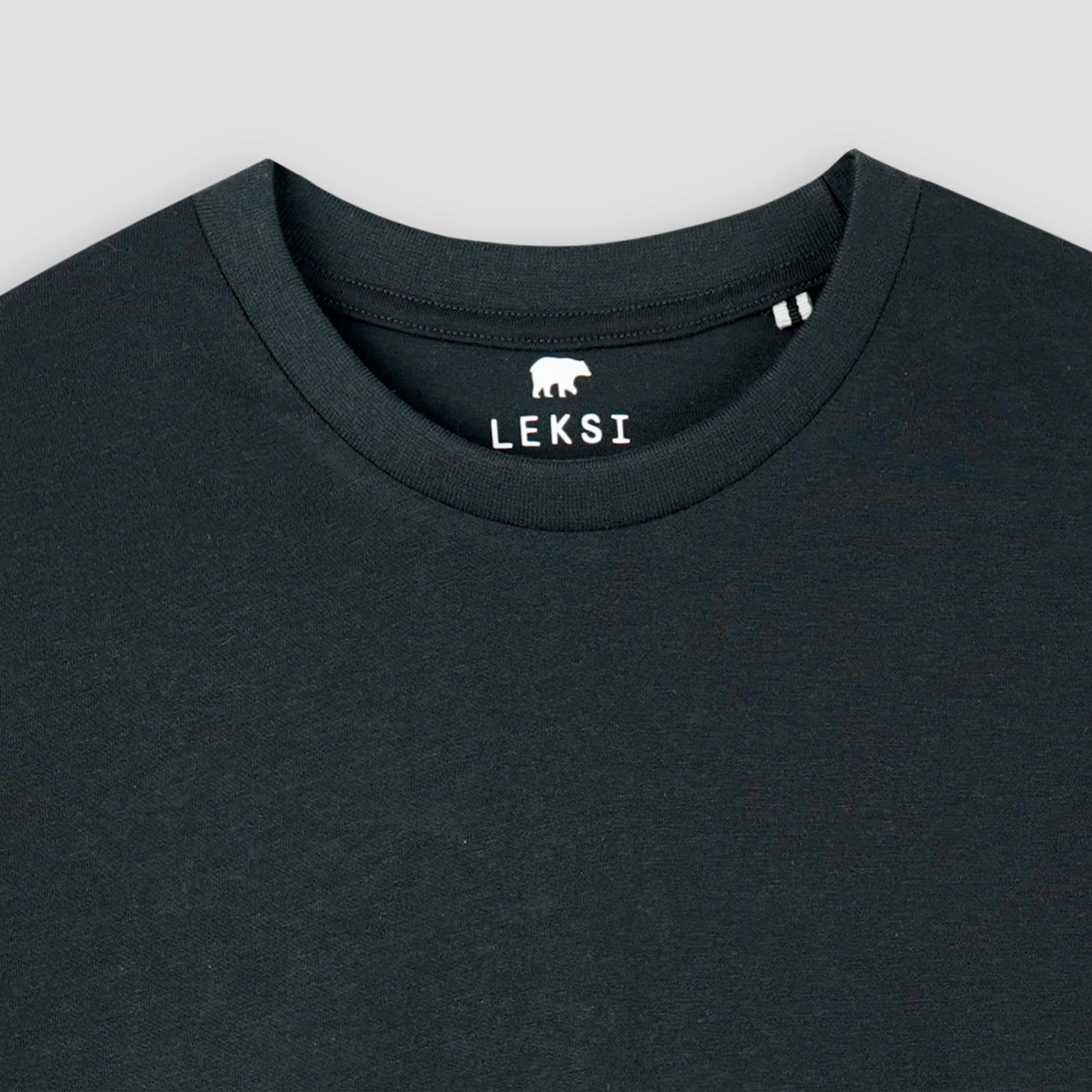 Grey - Plain Round Neck Unisex T-Shirt XXS - Premium Unisex | LEKSI Pakistan