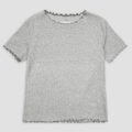 Heather Grey Ribbed Shirt XXS - Premium Unisex Lettuce | LEKSI Pakistan